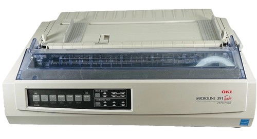 Oki Microline 391 Turbo 24 Pin Printer GE7400A Read Details - 第 1/9 張圖片