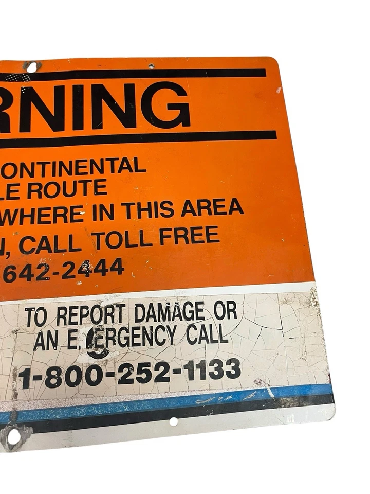 "Teléfono AT&T de colección original de los años 70 ADVERTENCIA CABLE CRUCE 20x14""" Foto 4 de 4