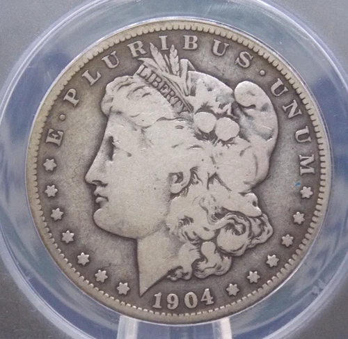 1904 "S" Morgan SILVER Dollar $1 ANACS G6 #890 Good *SAN FRANCISCO* ECC&C, Inc.