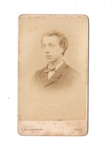 F. W. H. Deutmann CDV Foto Herrenportrait - Zwolle 1870er