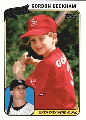 2010 Topps When They Were Young #GB Gordon Beckham - BB
