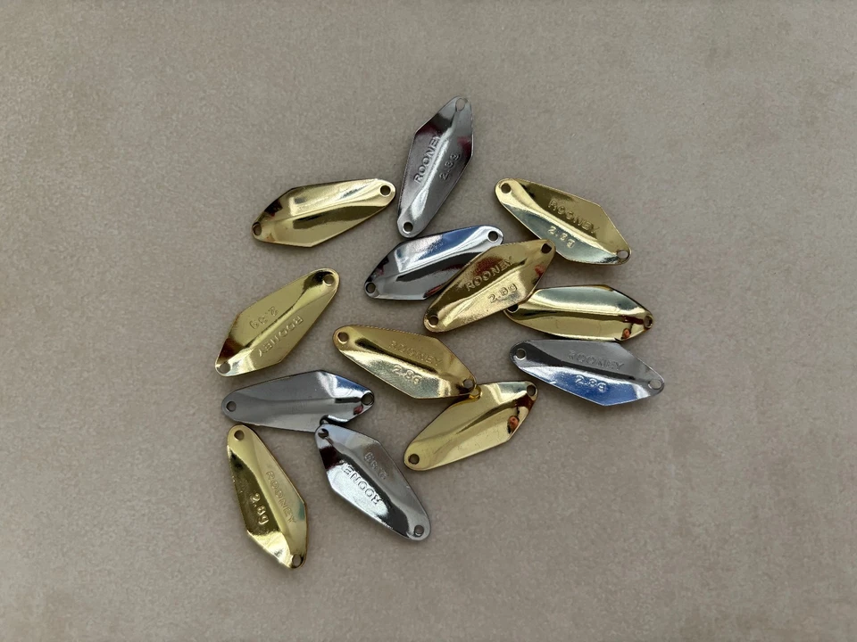 Nories Rooney 1,8g | 2,2g | 2,8g  Rohling Gold & Silber ideal zum Lackieren - Bild 3 von 3