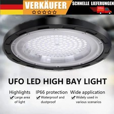 UFO LED HALLENBELEUCHTUNG INDUSTRIELAMPE HIGH BAY HALLENSTRAHLER HALLENLEUCHTE