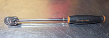 Snap-on 14 Drive Extra-long Soft Grip Ratchet Thll72 Orangeblack Very Good Snap-on 14 Drive Extra-long Soft Grip Ratchet Thll72 Orangeblack Very Good