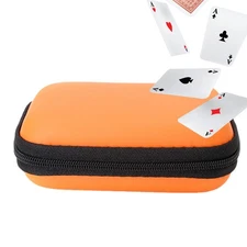 Playing Card Storage Box Waterproof Card Carrying Case With Zipper Expert