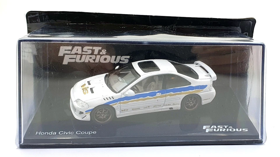 DeAgostini 1/43 Scale F220CMC086 - Fast and Furious Honda Civic Coupe - White - Image 3 of 4