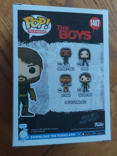 Soldier Boy #1407 Funko Pop - The Boys - Picture 3 of 6