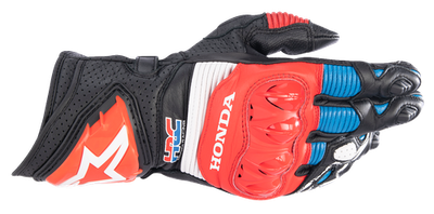 #ad Alpinestars 3556223 1317 2X Honda GP Pro R3 Gloves 2XL Black Bright Red Blue $314.95