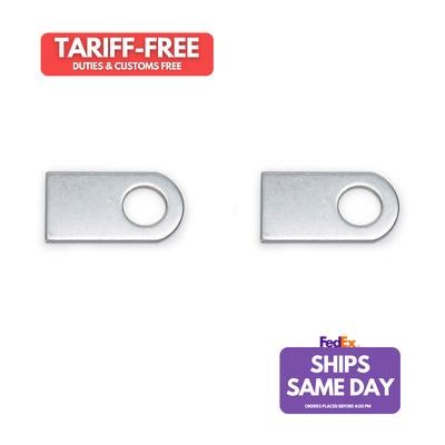 Russell 683943, 2 Pack Zinc Steel Brake Hose Brackets - Weld-On Performance Part