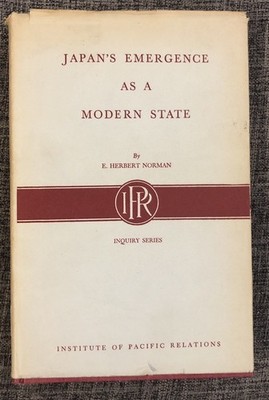 Japan s Emergence as a Modern State 1940 First Edition E Herbert Norman HC DJ