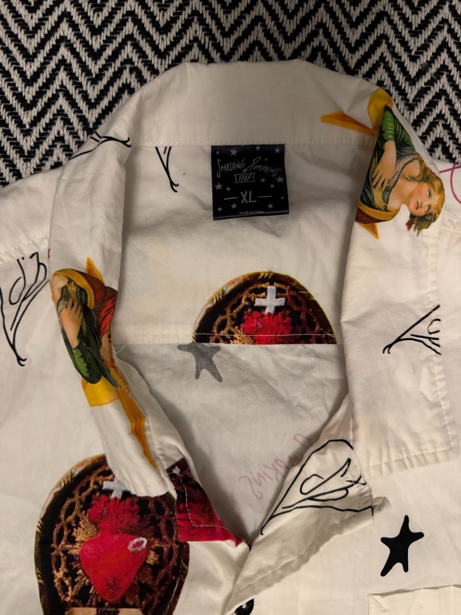 【新品❗️】HUF × Smashing Pumpkins WOVEN TOP HUF x Smashing Pumpkins XL Album Art Casual Button-down Shirt | eBay