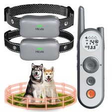 Wireless Dog Fence System for 2 Dogs Electric Wireless Fence for Dogs with 2 ...
