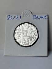 2021 Team GB 50p Coin Fifty Pence Brilliant Uncirculated Bunc Bu Uncirc