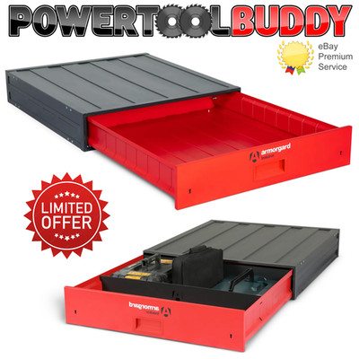 Wie Van Vault Slim Slider Schubladensystem Armorgard TKD2 980W X 1105D X 200H