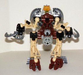LEGO BIONICLE Pohatu Nuva #8568 Near Complete With Canister NO Mask NO Manual
