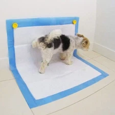 Pet Pad Safety Clip Puppies Potty Training Dog Wall Pee Pad Holder Strong
