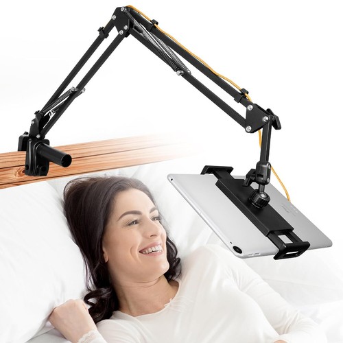 Verstellbar Tablet Halterung Handy Halter Tisch Bett Ständer für iPad Smartphone - Bild 12 von 12