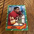 Washington Redskins Gary Clark Autographed 1986 Football Rookie Card!