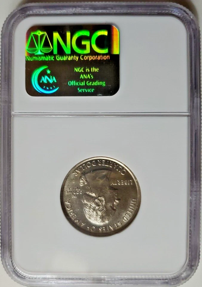 1999 D New Jersey State Quarter Mint State 68 Graded by NGC MS68 - Image 3 of 4