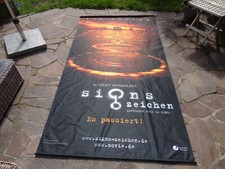 Mel Gibson M. Night Shyamalan`s Signs-Zeichen Kino Banner XXL Fahne Poster Stoff