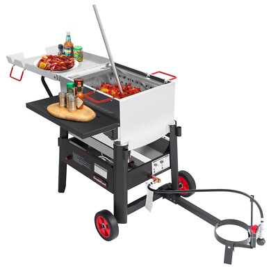 Creole Feast Outdoor Stove Propane Gas Cooker Crawfish Seafood Boiler