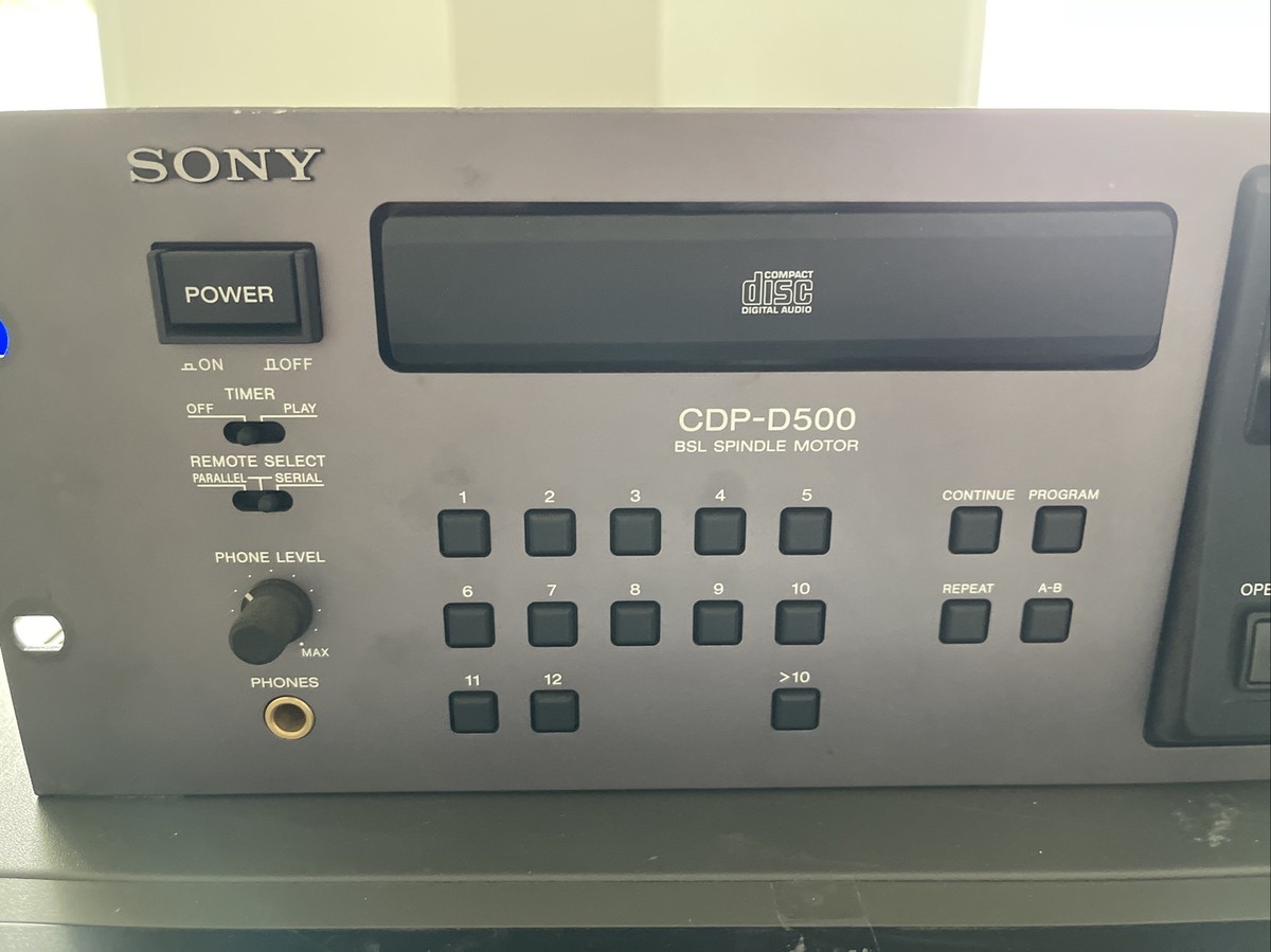 SONY CDP-D500 Professional High-End CD-Player - geprüft vom
