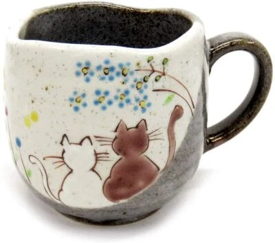 JAPANBARGAIN Kutani Yaki(ware) Coffee Mug Sunny Place S-4716