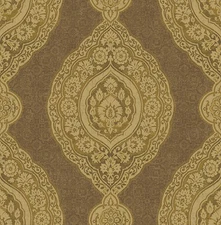 Papier Peint, Peint Design, Ornements, Cognac, Vanille, Or, Orientalisch-Edel