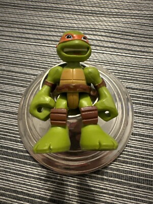 TMNT mike mikey Michelangelo Half Shell Heroes 2.5'' Figure imaginext