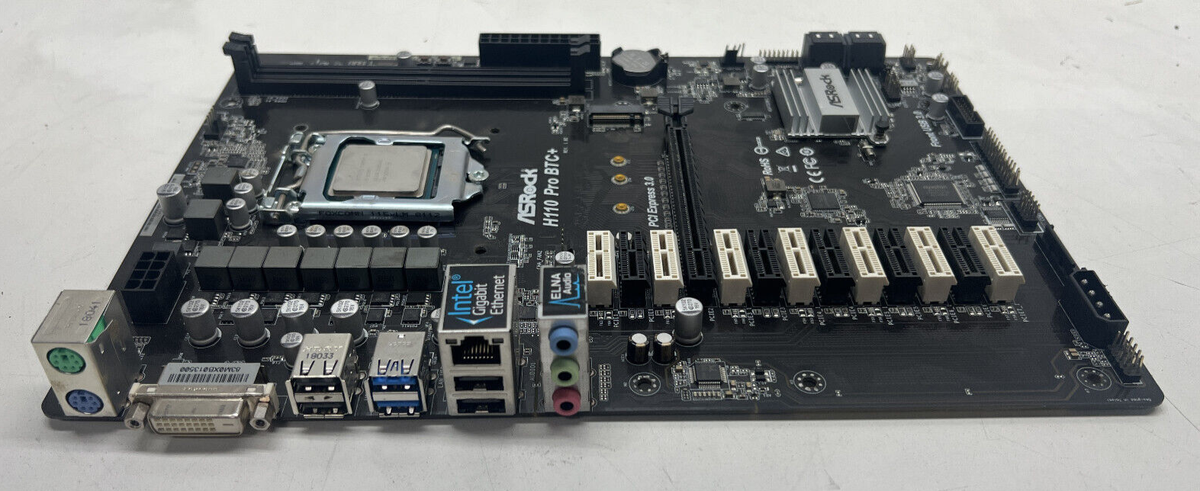 Placa Mãe De Mineração Asrock H110 Pro Btc+ 13gpu Seminovo | Parcelamento sem juros