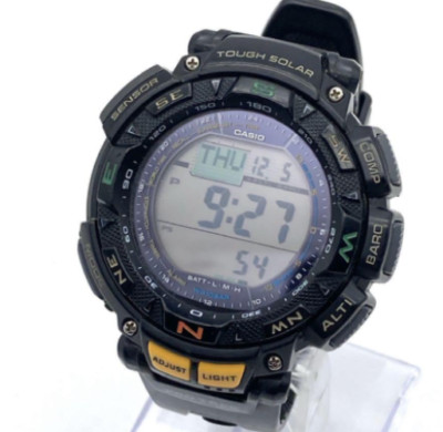 Casio Protrek PRG-240-1JF Solar Digital Quarz Herrenuhr Triple Sensor Japan