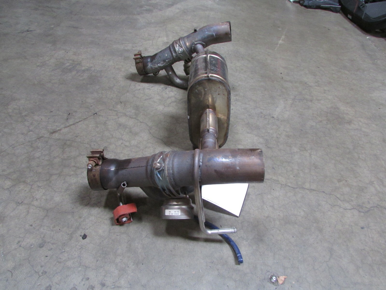 Ferrari 488 Spider, Factory Sport Muffler, Dmg, Used, P/N 324752
