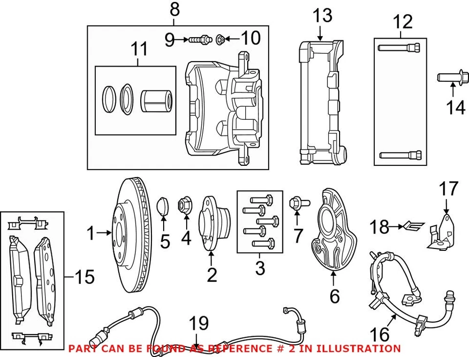 Genuine OEM Mopar Front Wheel Hub Bearing For Chrysler Dodge Challenger Charger - Image 2 of 3