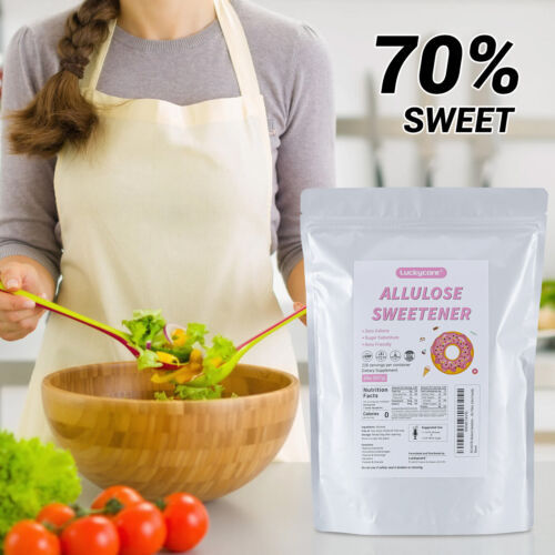 Edulcorante de alulosa 2 libras, 100 % puro cero carbohidratos netos edulcorante ceto natural - Imagen 3 de 11