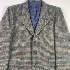 VTG L.L. Bean Men's Thinsulate Sport Coat Blazer Tweed Wool Blend Jacket Lg NWT