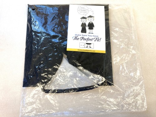 Used-Excellent! National Recognition Products Graduation Cap & Gown, Matte Black - Picture 11 of 16