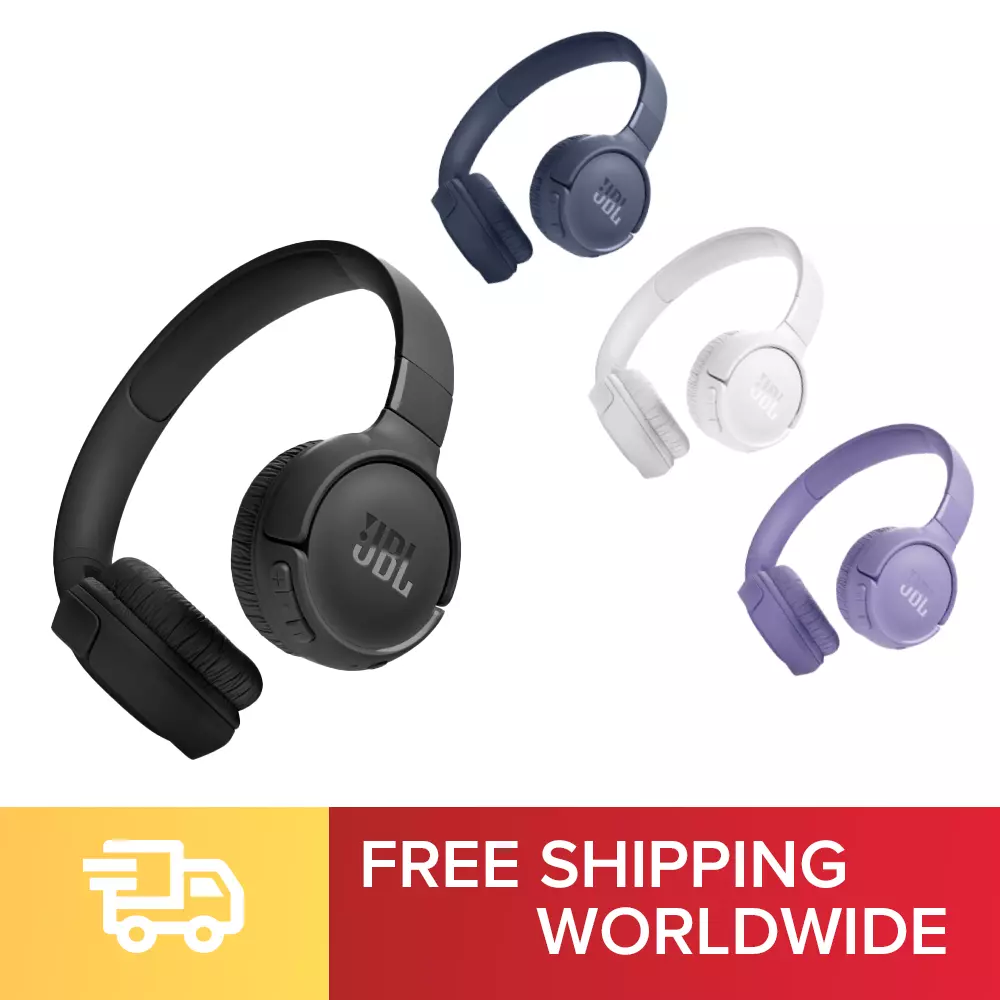 JBL Tune 520BT T520BT 100% Original Wireless Bluetooth 5.3 Headphone  Multi-Point Connection Headset Support Siri Goole Assistant