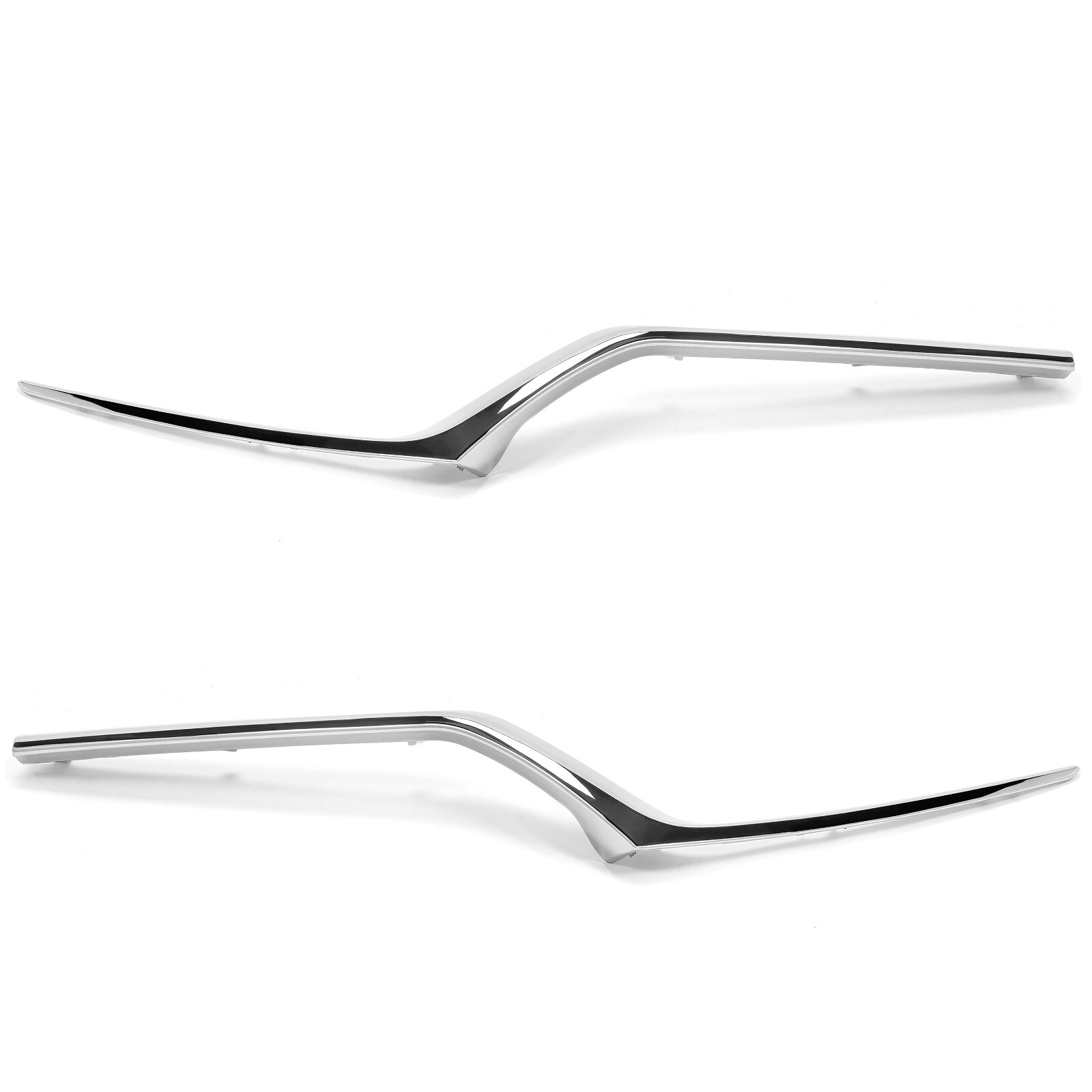 Carbon Fiber Style Grille Headlight Molding Cover Trims For Honda CR-V