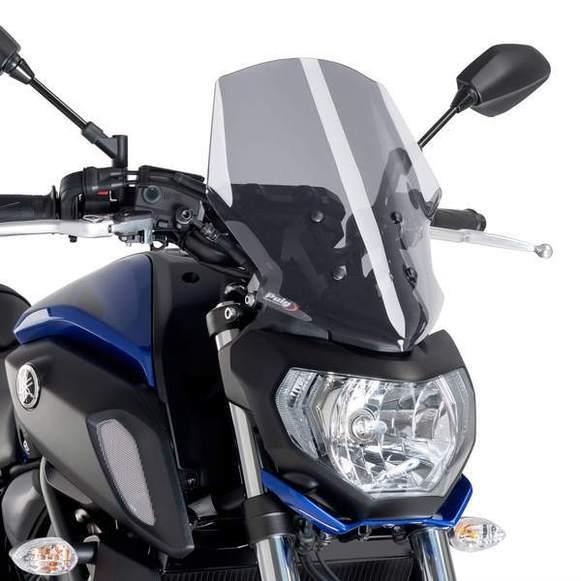 Puig Touring Screen Windshield Light Smoke Yamaha MT-07 2018 - 2020