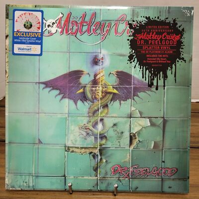 VINYL Motley Crue: Dr.Feelgood 35th An. Red White Splat LP