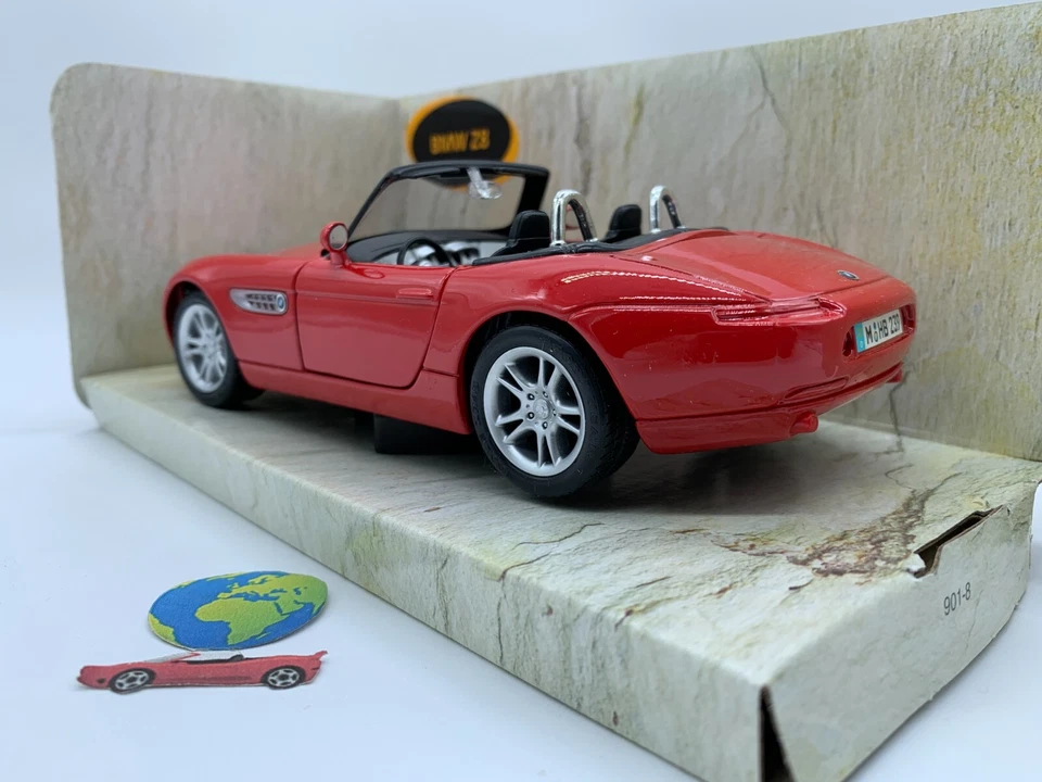 Maisto BMW Z8 ,modello in scala 1:24 - 1:25, (1866) , vintage - Immagine 4 di 4