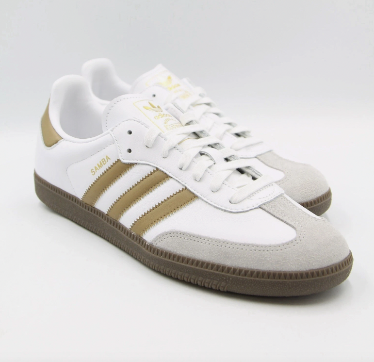 Size 10 - adidas Samba OG White Brown Desert for sale online