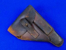 German Germany WW2 Walther PP Pistol Gun Leather Holster