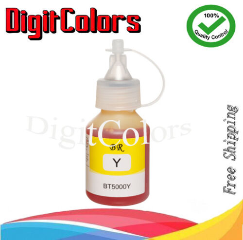 Yellow 50ml Refill ink DCP T300 DCP-T500W T700W BT5000Non OEM Brother  - 第 1/1 張圖片