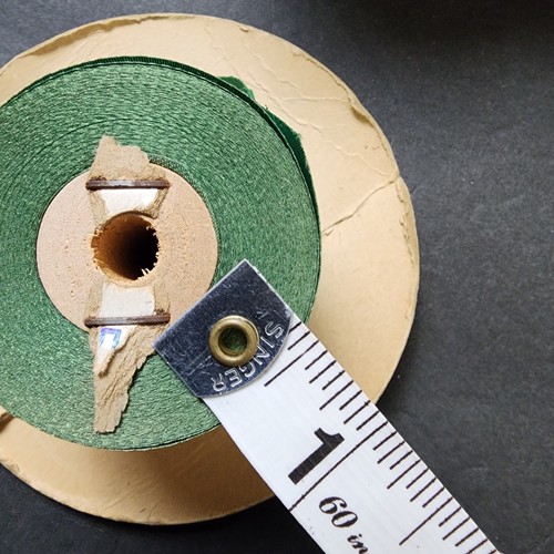 Vintage Lot Of 6 Spools Ribbon Decor Crafts Variety Wired-Cotton Satin Display - Picture 14 of 18