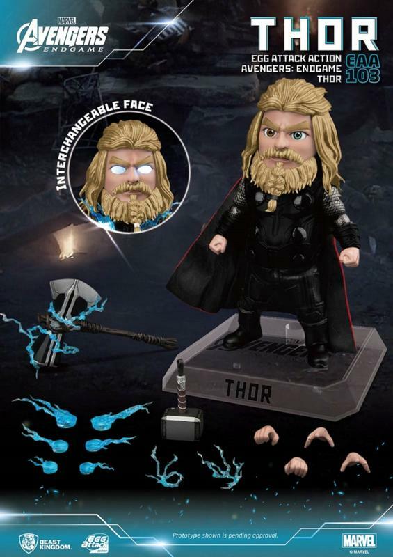BEAST KINGDOM EGG ATTACK ACTION EAA-103 AVENGERS ENDGAME THOR
