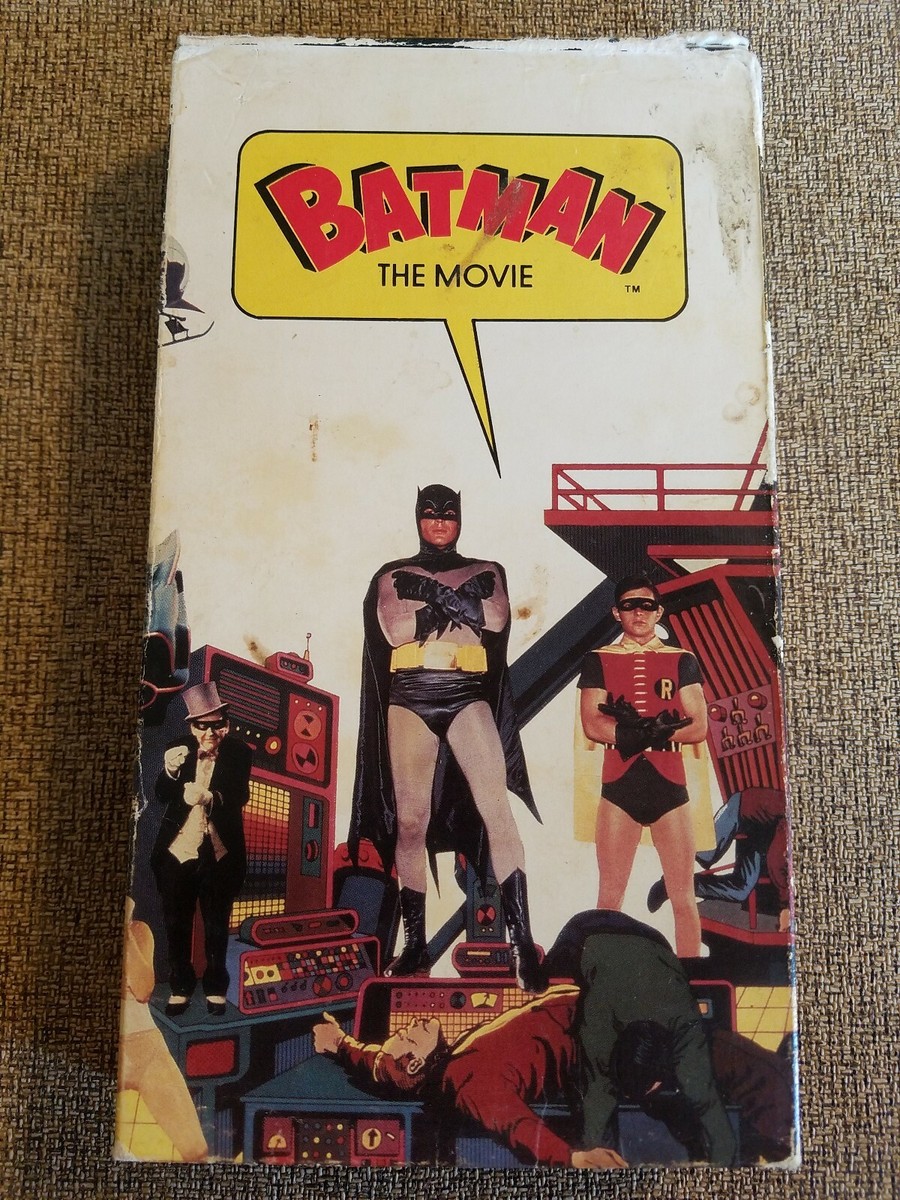 Batman The Movie VHS 1966 Adam West Burt Ward Cesar Romero | eBay
