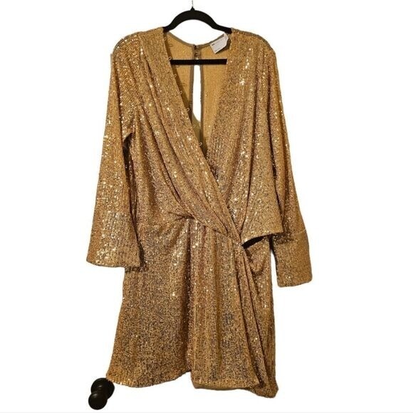 slim fit dress slacks La Lune Lace Back Maxi Dress | Gold | Dresses