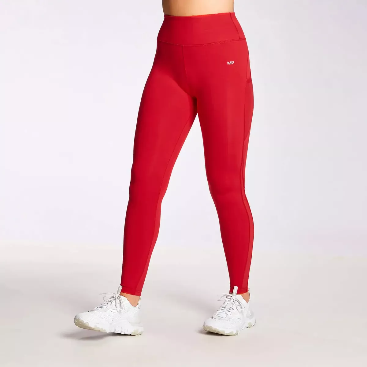 MY PROTEIN MP Women's Power Mesh Leggings Red SIZE S brand new NO TAGS