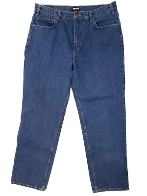 Kirkland Signature Jeans Mens Size 38x32 Regular Fit Pocket Design Blue  Denim